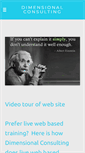 Mobile Screenshot of dimensionalconsulting.com